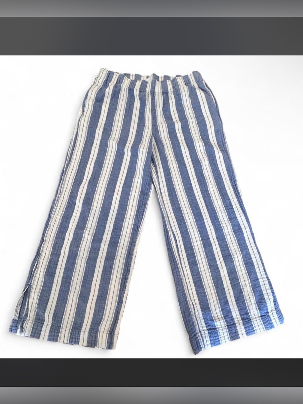 Old Navy Blue and White Striped Pants